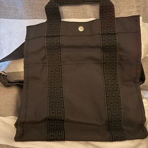 Hermes Black Messenger Bag